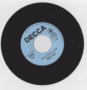 Ernest Tubb Just A Drink Away b/w One More Memory 7" Promo 1969 - TulipStuff