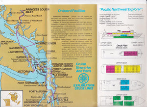 Exploration Cruise Lines mv Pacific Northwest Explorer 1982 Brochure - TulipStuff