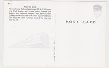 Load image into Gallery viewer, Pennsylvania Railroad Passenger Train EMD E8 Locomotive Postcard - TulipStuff
