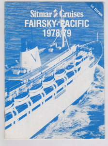 Sitmar Cruises Fairsky 1978-1979 Pacific Cruises Brochure - TulipStuff