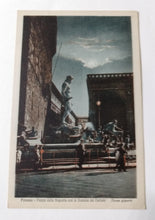 Load image into Gallery viewer, Firenze Piazza della Signoria Fontana del Nettuno Italy Neptune 1920&#39;s - TulipStuff
