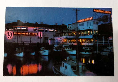 No. 9 Fisherman's Grotto Seafood Restaurant  San Francisco Cable 1960's - TulipStuff