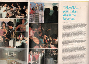 Costa Line ss Flavia 1979-80 Nassau Bahamas Cruise Ship Brochure - TulipStuff