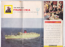 Load image into Gallery viewer, Cunard Line RMS Franconia Deck Plans First Class Accommodations 1960&#39;s - TulipStuff
