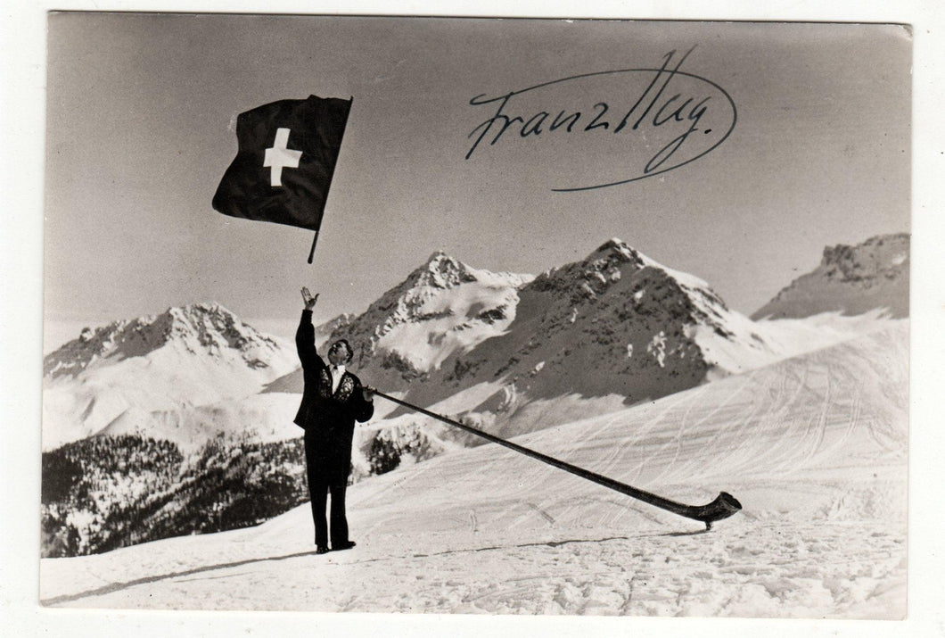 Franz Hug Flag Thrower Switzerland 1936 Olympic Games - TulipStuff