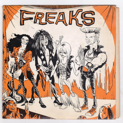 Freaks Potter's Field 7" EP Vinyl Record NYC Garage Rock 1988 - TulipStuff