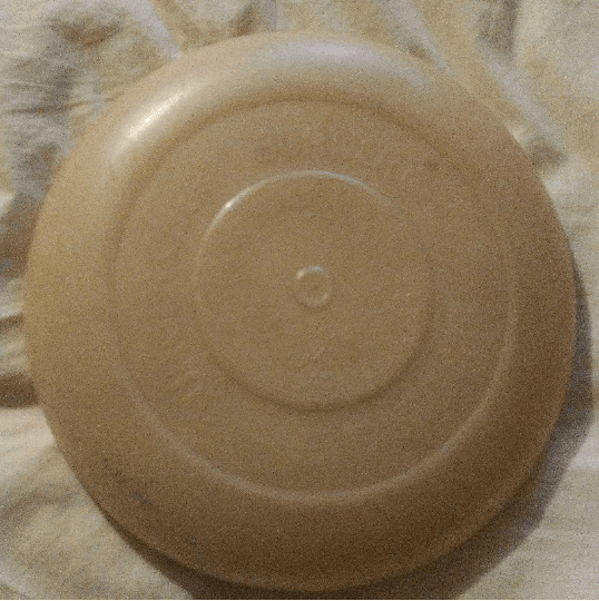 1972 Burger Chef Incrediburgible Glow In The Dark Frisbee - TulipStuff