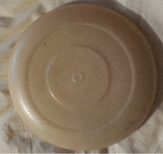 1972 Burger Chef Incrediburgible Glow In The Dark Frisbee - TulipStuff