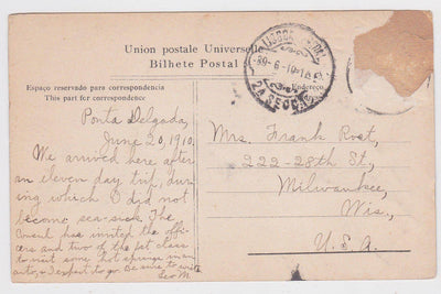 Chapel of Nossa Senhora das Vitorias Furnas San Miguel Azores 1910 - TulipStuff