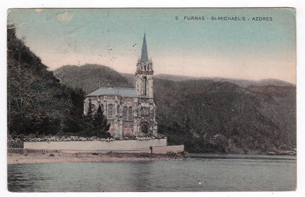 Chapel of Nossa Senhora das Vitorias Furnas San Miguel Azores 1910 - TulipStuff