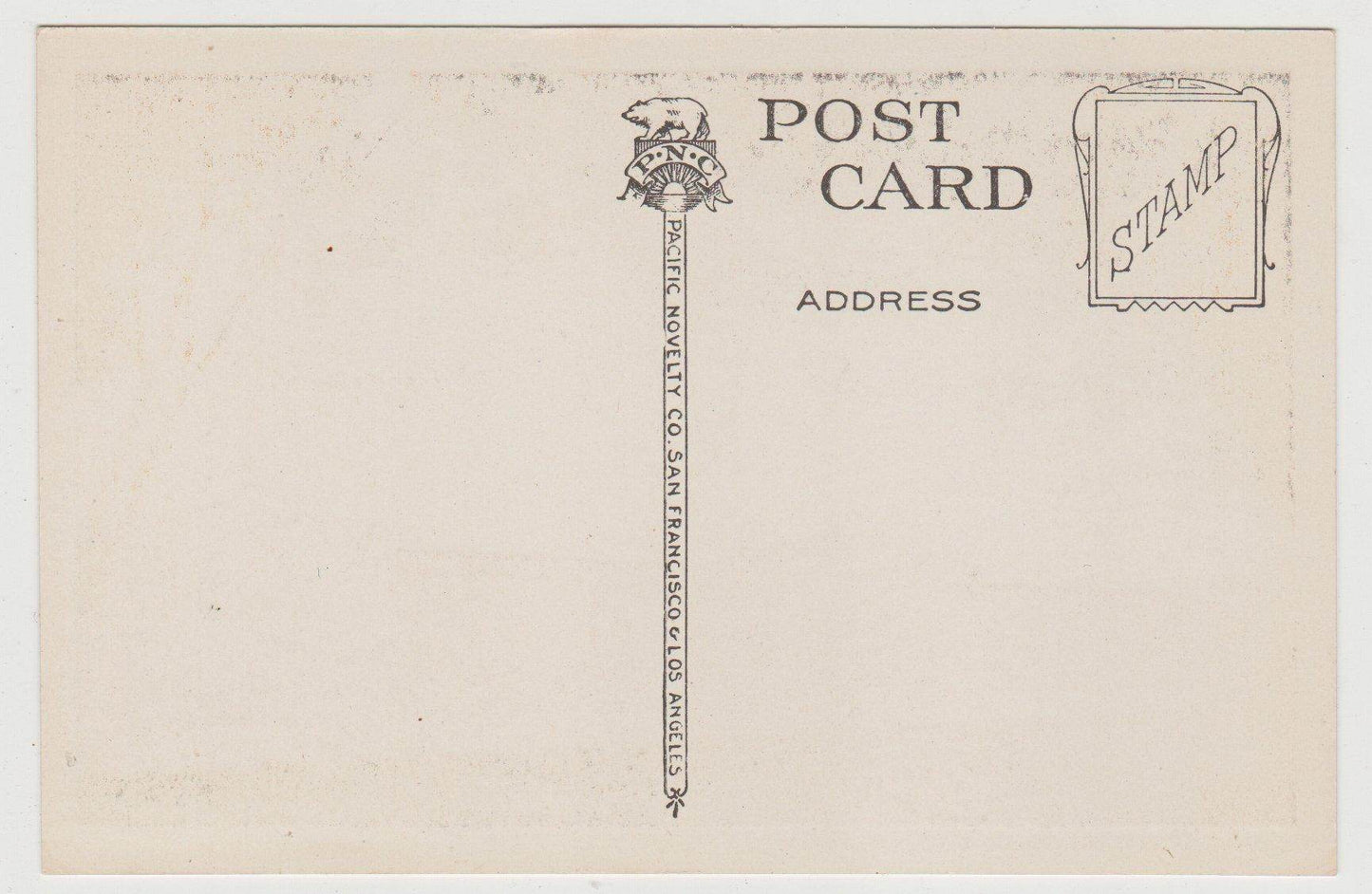 Galen Clarke School Merced California 1920's Postcard - TulipStuff