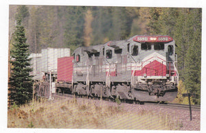 GE LMX Dash8-39B  Diesel Locomotive at Loram MT in 1992 - TulipStuff