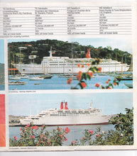 Load image into Gallery viewer, German Atlantic Line Norwegian America Line Cruise Calendar 1973-74 - TulipStuff
