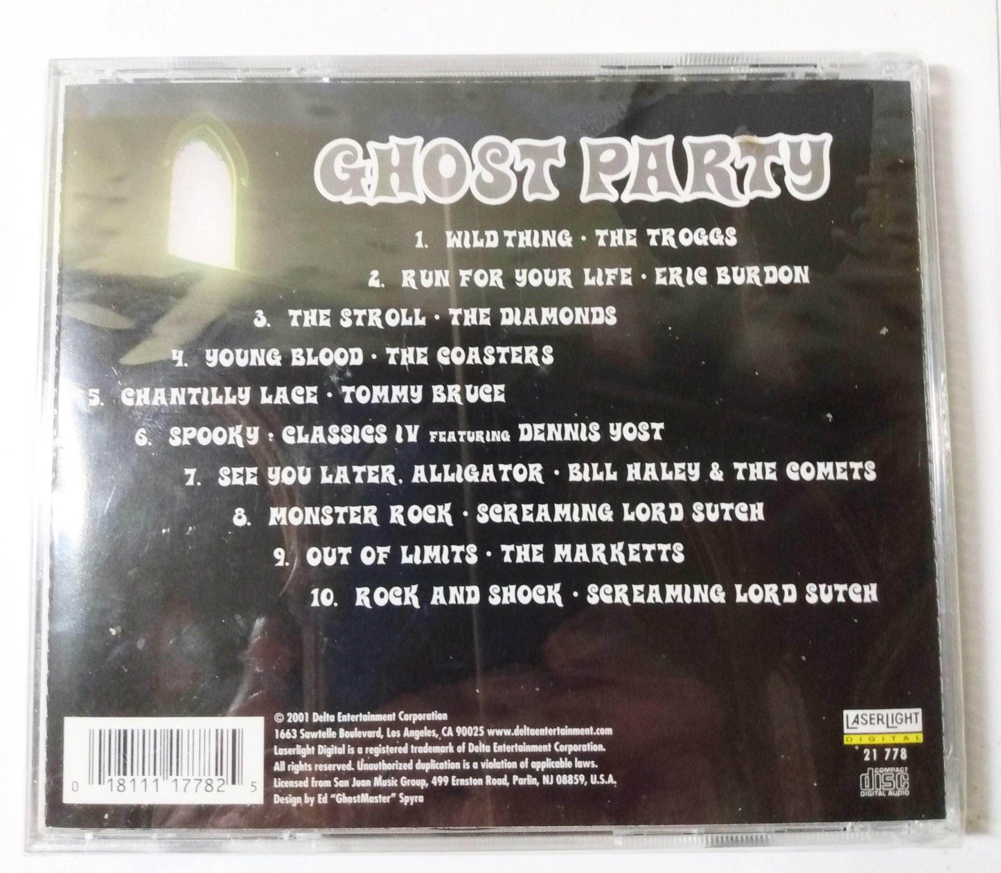 Ghost Party Compilation CD 2001 Troggs Coasters Classics IV Bill Haley - TulipStuff