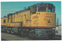 Load image into Gallery viewer, Union Pacific GE U50 U-Boat Locomotive Train  Postcard - TulipStuff
