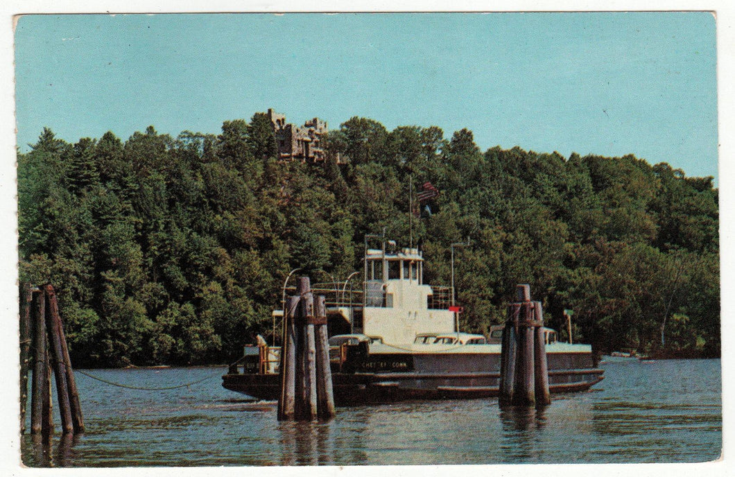 Gillette Castle State Park Ferry Selden III Connecticut 1960's Postcard - TulipStuff