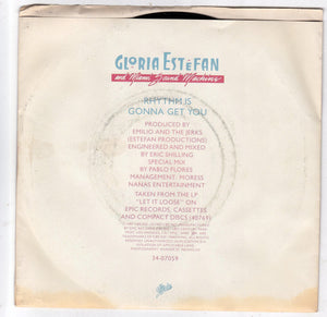 Gloria Estefan and Miami Sound Machine Rhythm Is Gonna Get You 7" Vinyl - TulipStuff