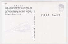 Load image into Gallery viewer, Great Northern EMD E7 Passenger Train Diesel Locomotive Postcard - TulipStuff

