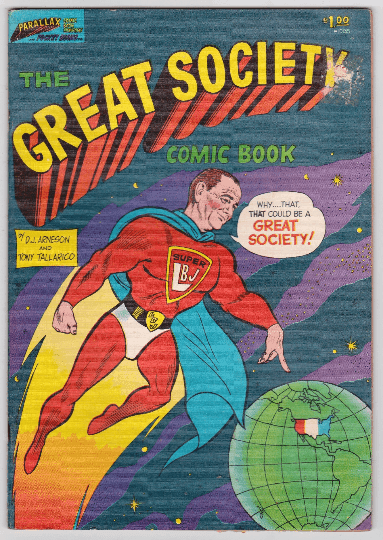 The Great Society Comic Book 1966 LBJ Lyndon Johnson Parody Satire - TulipStuff