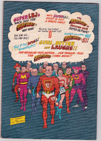 The Great Society Comic Book 1966 LBJ Lyndon Johnson Parody Satire - TulipStuff