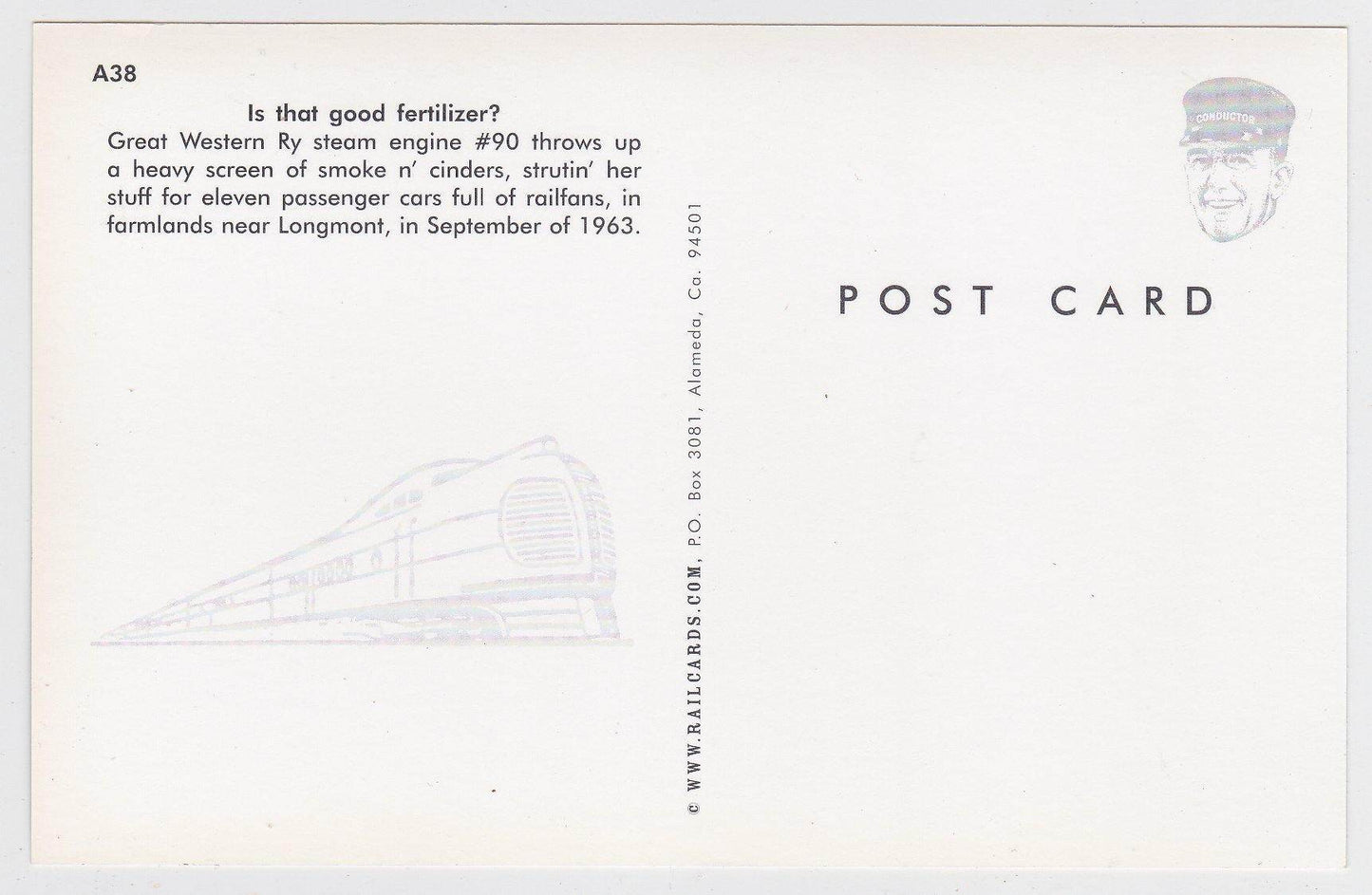 Great Western Railway Steam Locomotive and Passenger Train 1963 - TulipStuff