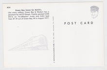 Load image into Gallery viewer, Green Bay &amp; Western Railroad Alco C430 Locomotive Postcard - TulipStuff
