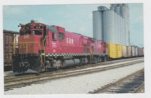 Load image into Gallery viewer, Green Bay &amp; Western Railroad Alco C430 Locomotive Postcard - TulipStuff
