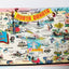 Greetings From North Dakota 1980s Tourist Attractions Map Postcard - TulipStuff