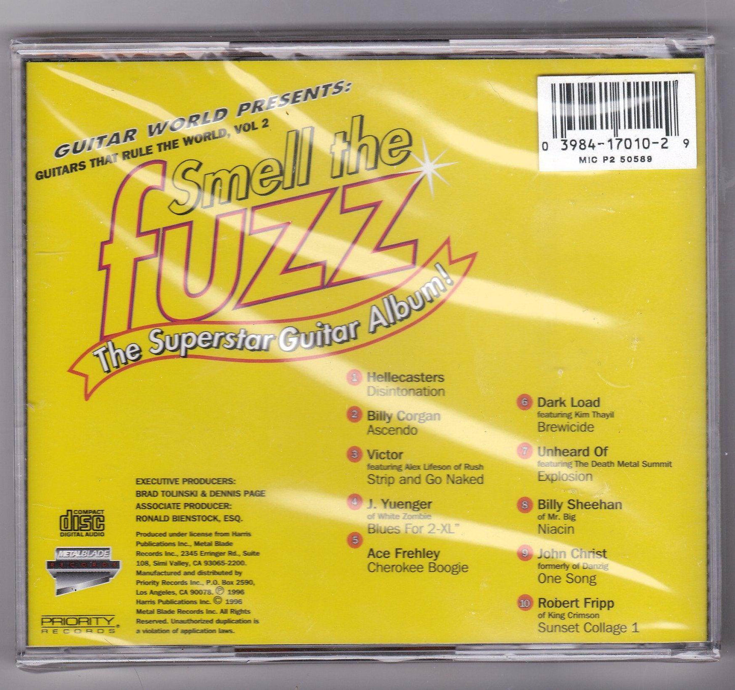 Guitars That Rule The World Vol 2 Smell The Fuzz Album CD 1996 - TulipStuff
