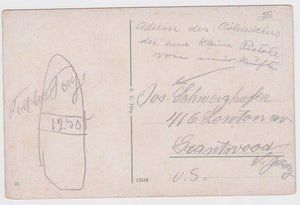 Hamburg St Pauli Landungsbrucken mit Elbtunnel 1900's Postcard - TulipStuff