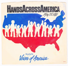 Load image into Gallery viewer, Voices of America Hands Across America b/w We Are The World 1986 - TulipStuff
