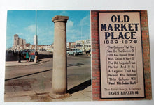 Load image into Gallery viewer, Haunted Column Old Market Place Augusta Georgia 1950&#39;s Street Scene - TulipStuff
