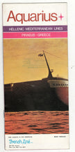 Load image into Gallery viewer, Hellenic Mediterranean Lines ms Aquarius 1973/74 Cruise Brochure - TulipStuff
