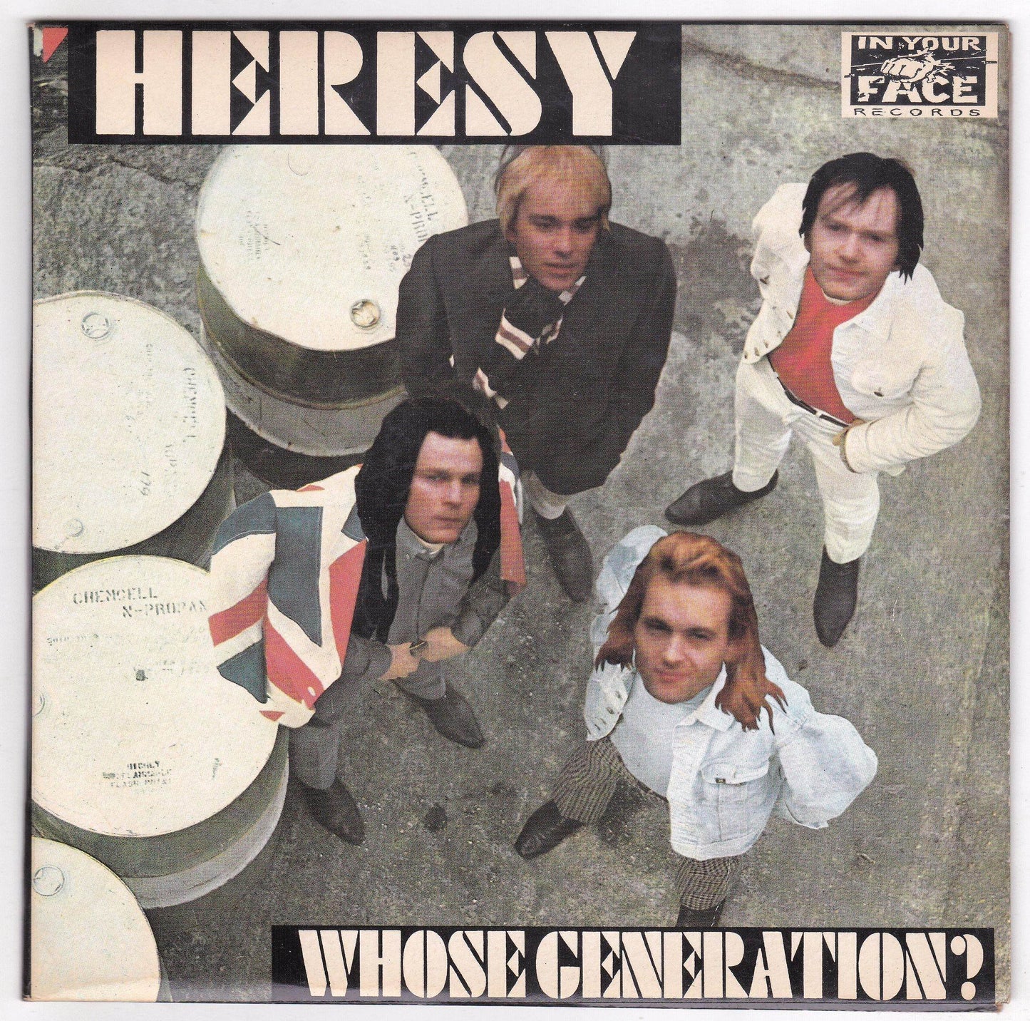 Heresy Whose Generation 7" EP Vinyl Record UK Punk Hardcore 1989 - TulipStuff