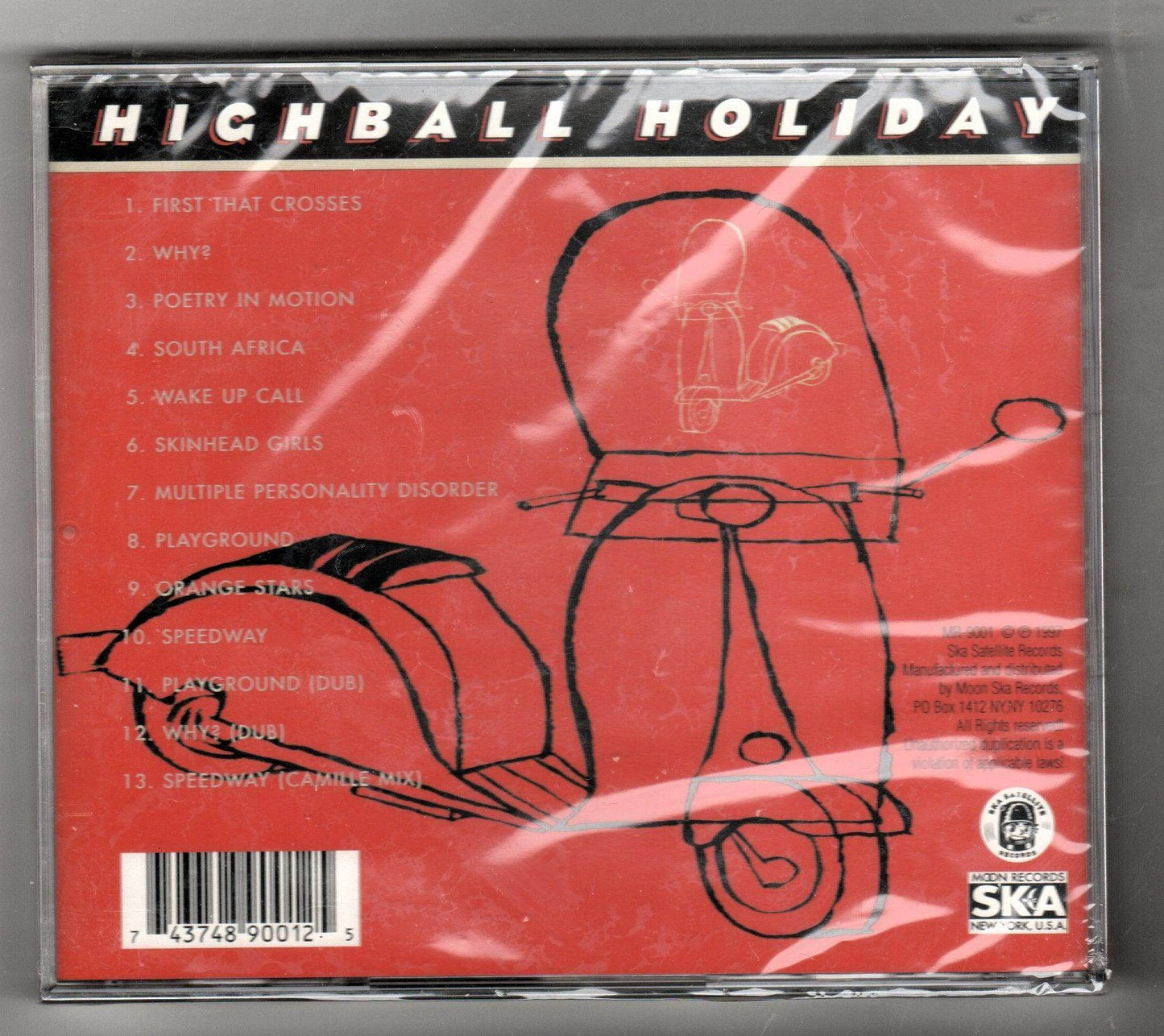 Highball Holiday S/T Album CD  Ska Satellite 1997 - TulipStuff