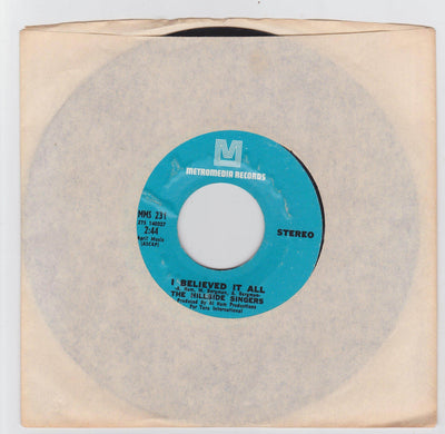 The Hillside Singers I'd Like To Teach The World To Sing In Perfect Harmony 7" - TulipStuff