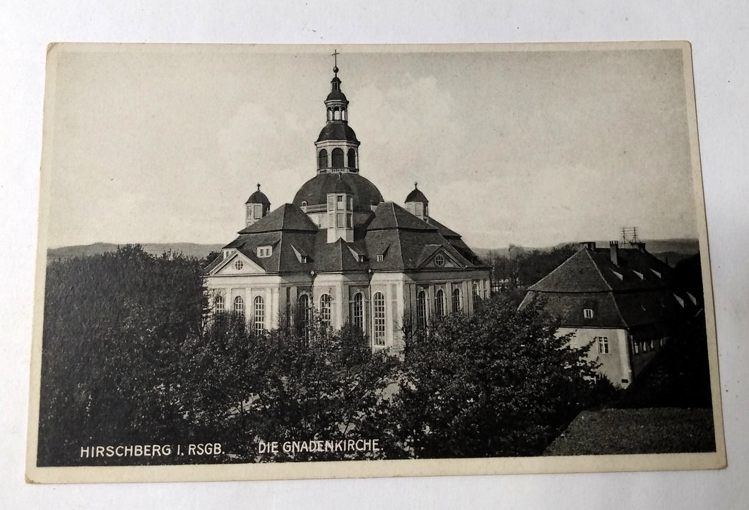 Hirschberg RSGB Die Gnadenkirche Holy Cross Jelenia Gora Poland 1920's - TulipStuff