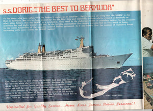 Home Lines ss Doric 1979 NY to Bermuda Cruises Brochure - TulipStuff