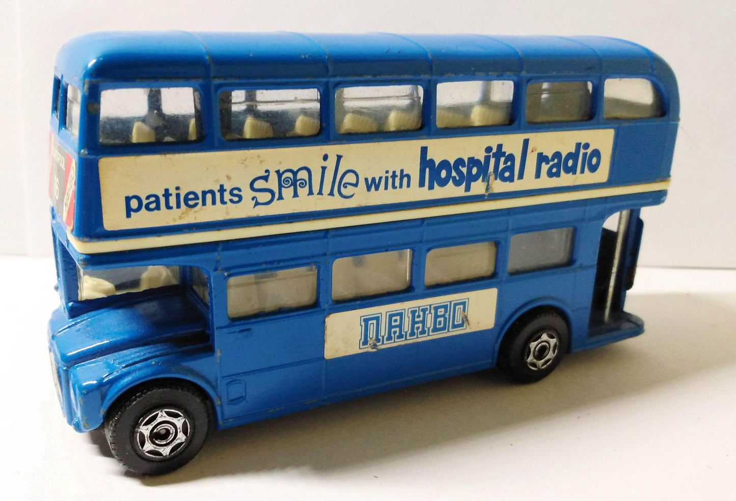 Corgi Toys 633 NatWest Hospital Radio Blackpool AEC Routemaster Bus - TulipStuff