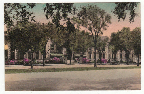 Hotel Beaconsfield Brookline Massachusetts Postcard 1937 - TulipStuff