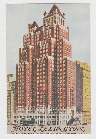 Hotel Lexington 48th Street New York City Postcard - TulipStuff