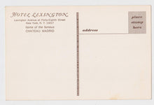 Load image into Gallery viewer, Hotel Lexington 48th Street New York City Postcard - TulipStuff
