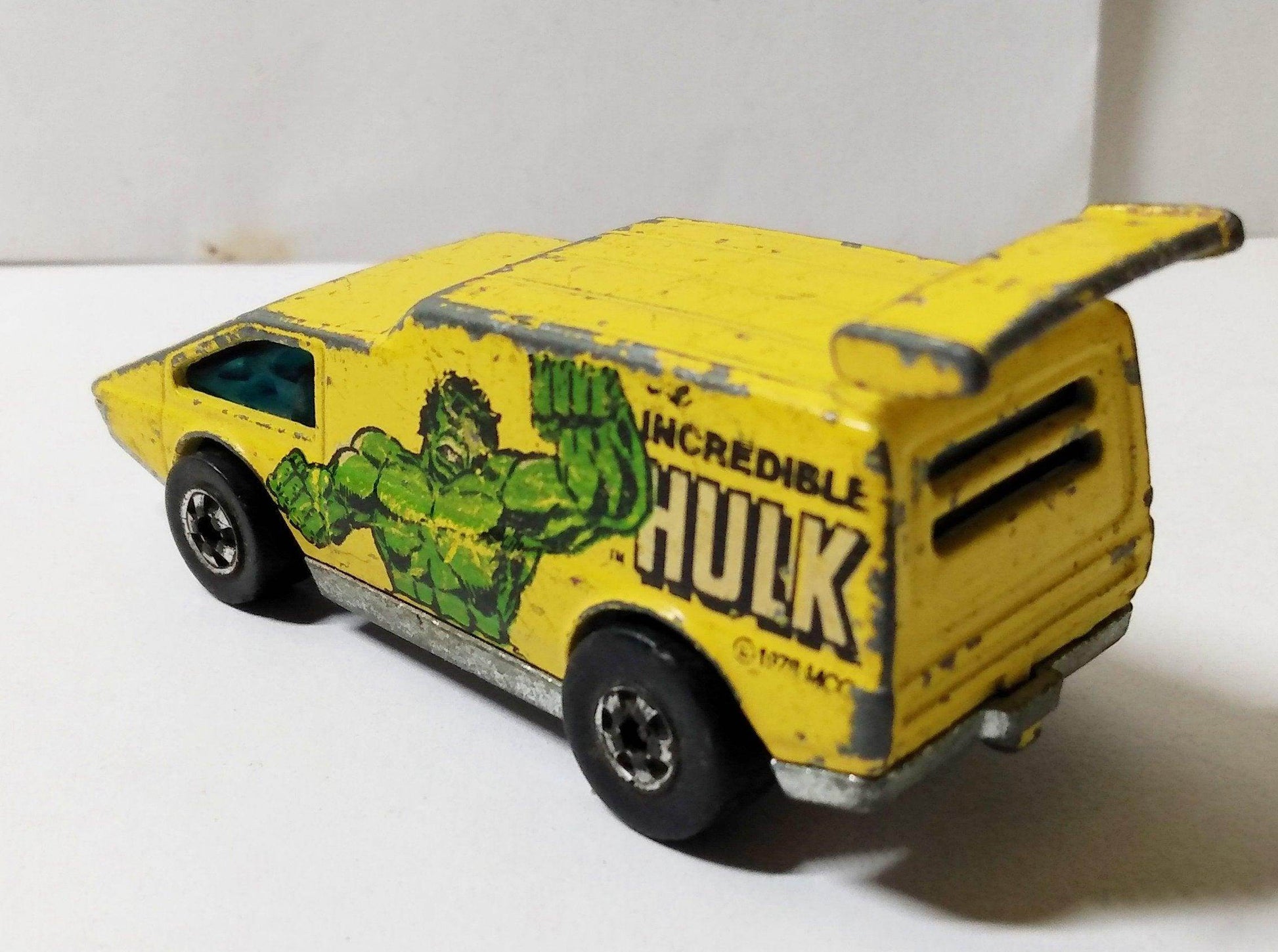 Hot Wheels 2878 The Incredible Hulk Van Spoiler Sport Hong Kong 1979 - TulipStuff