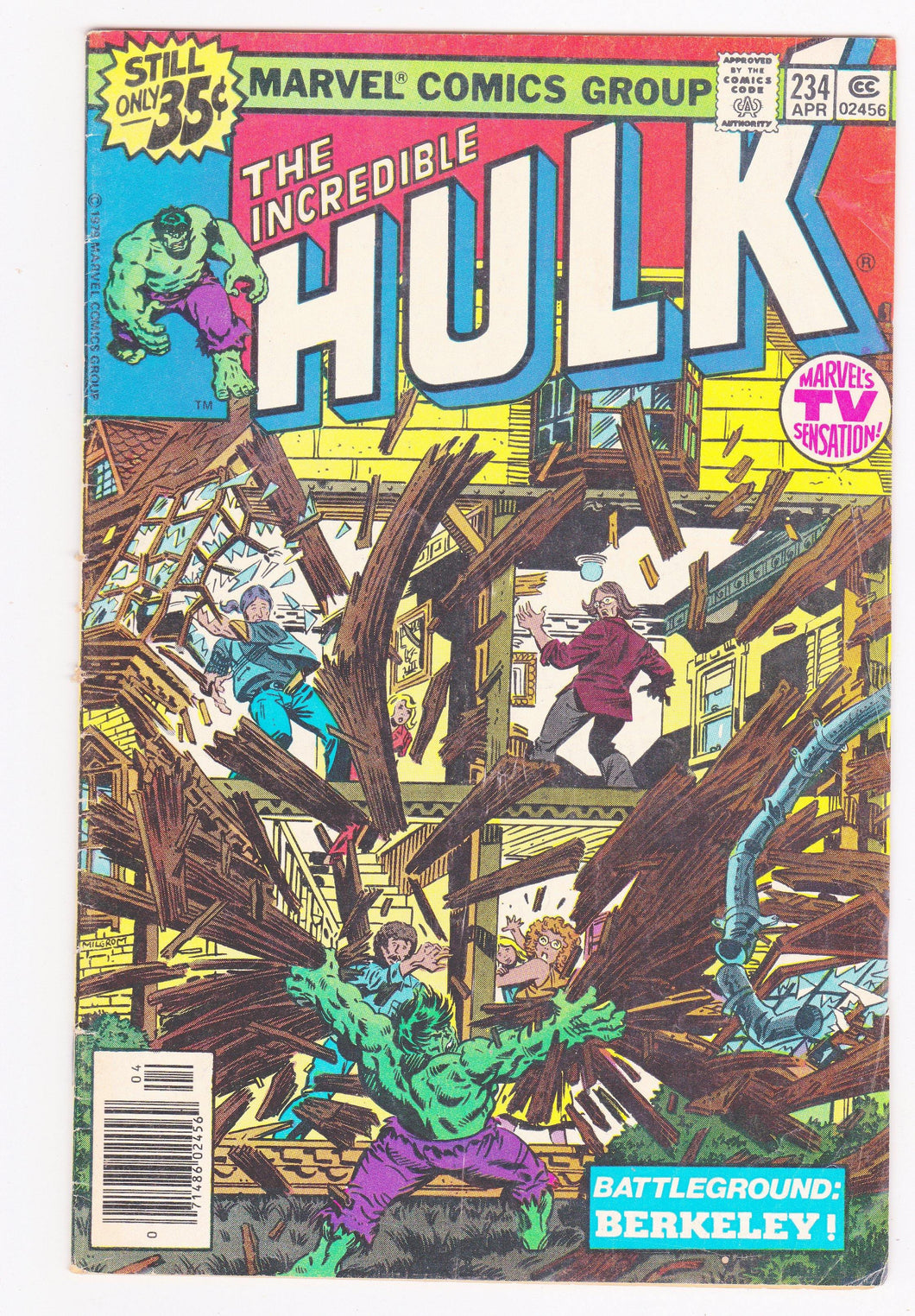 Incredible Hulk 234 Battleground Berkeley 1st Appearance Quasar 1979 - TulipStuff