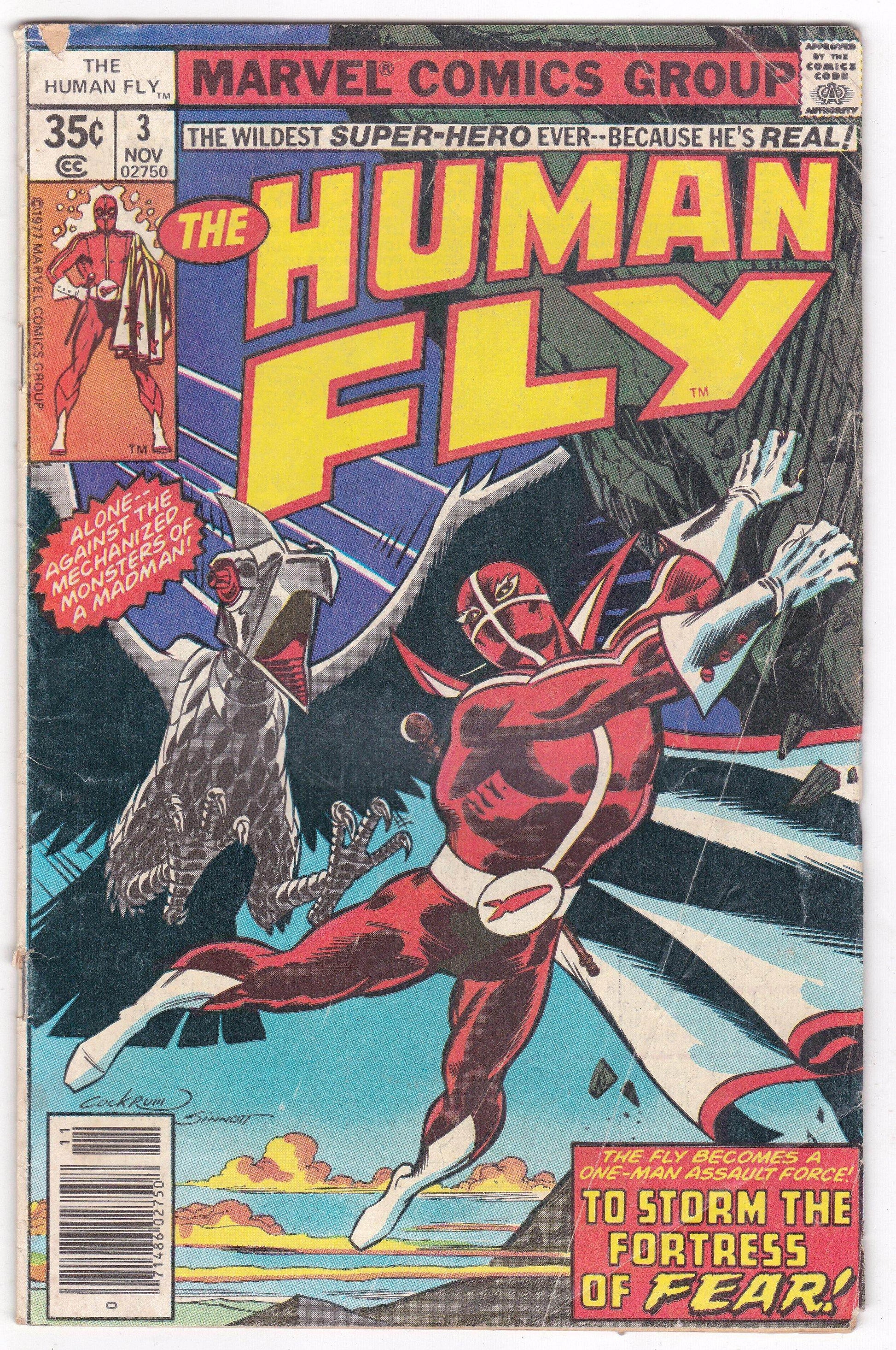 The Human Fly 3 Marvel Comics November 1977 - TulipStuff