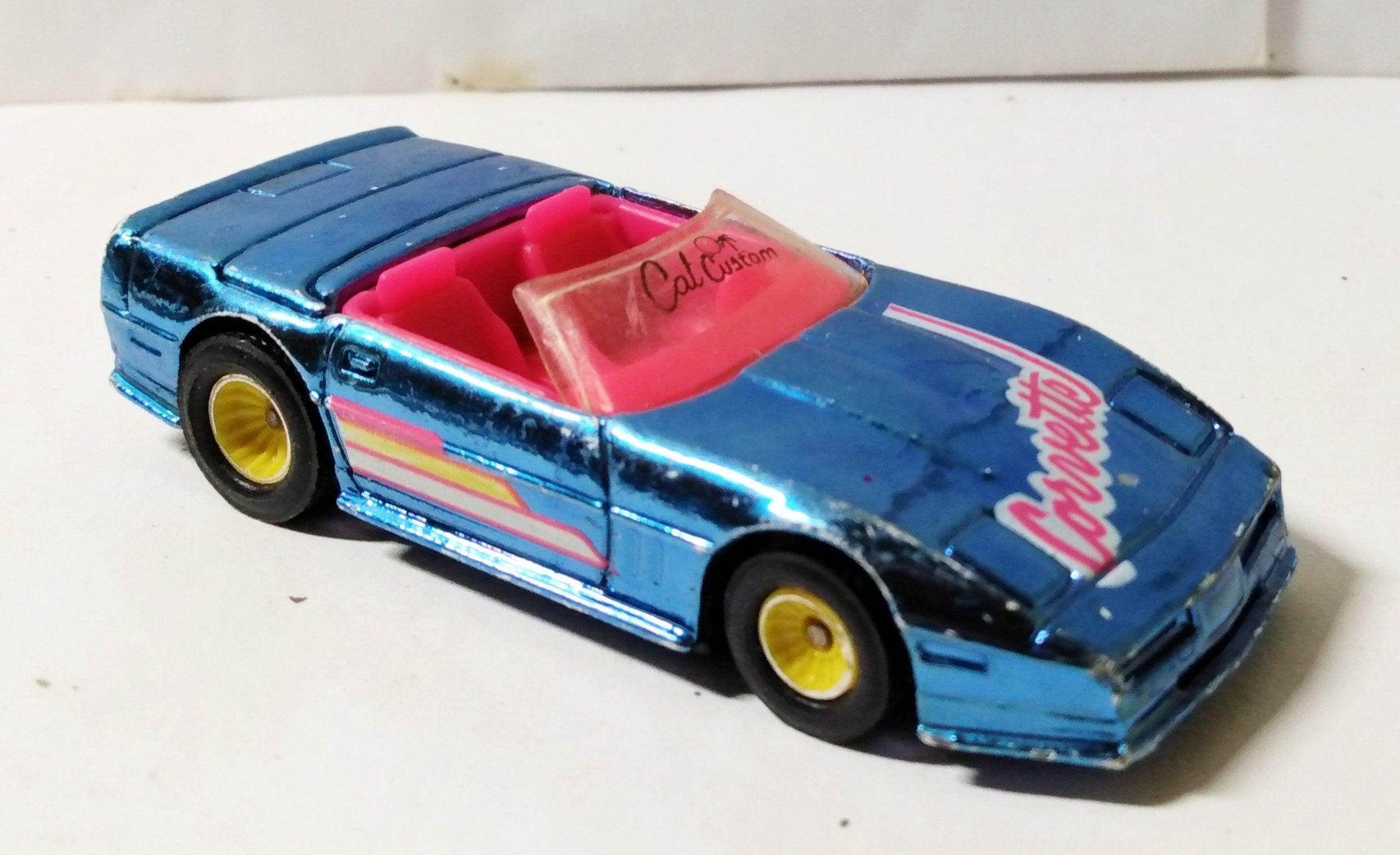 Hot Wheels California Custom #1301 Custom Corvette 1990 Real Riders - TulipStuff