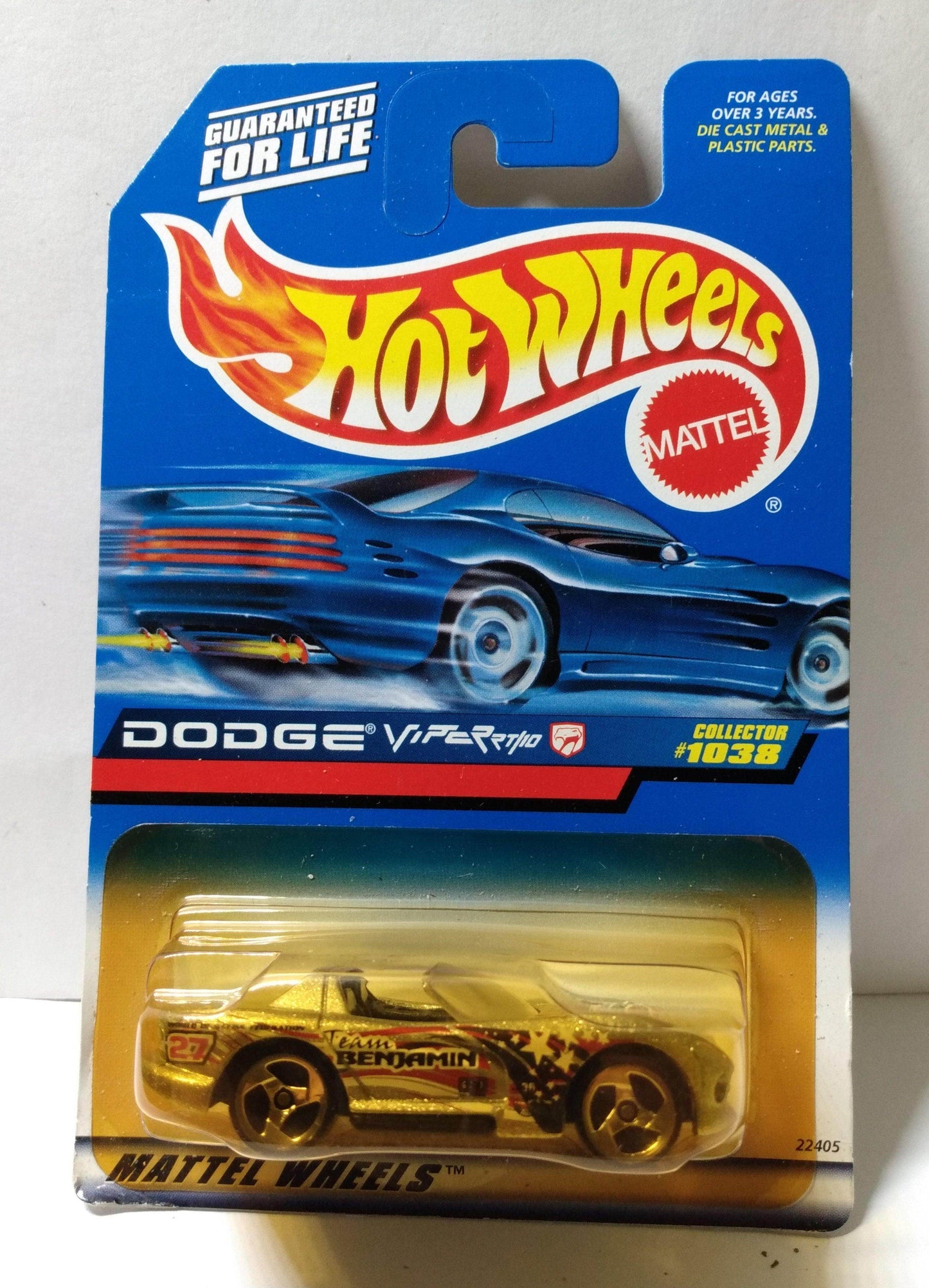 Hot Wheels Collector #1038 Dodge Viper RT/10 1998 - TulipStuff