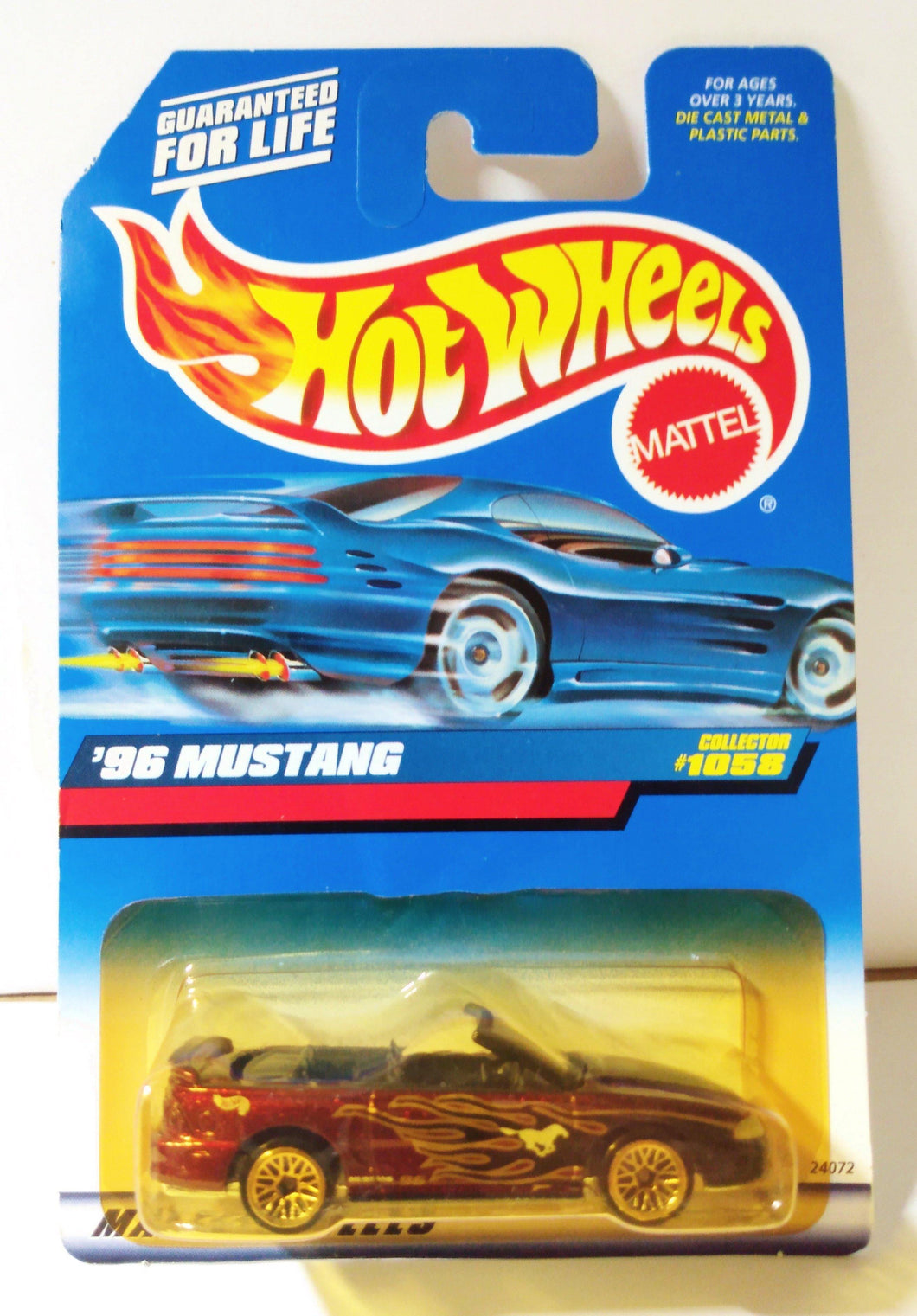 Hot Wheels Collector #1058 Ford '96 Mustang GT Convertible 1999 - TulipStuff