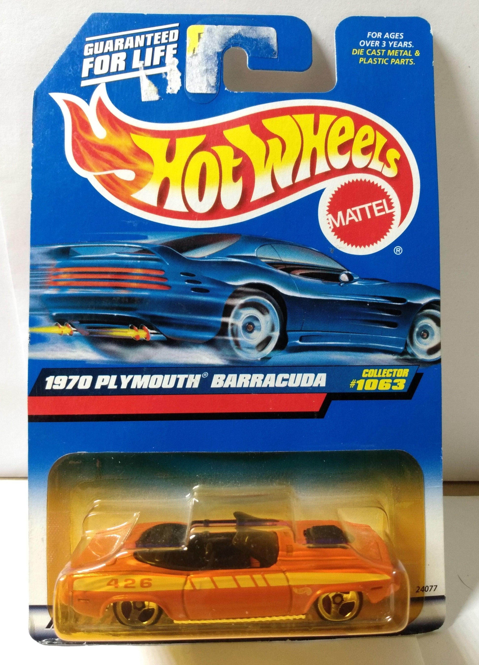 Hot Wheels Collector #1063 1970 Plymouth Barracuda Convertible - TulipStuff