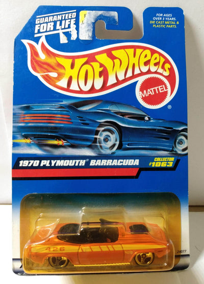 Hot Wheels Collector #1063 1970 Plymouth Barracuda Convertible - TulipStuff